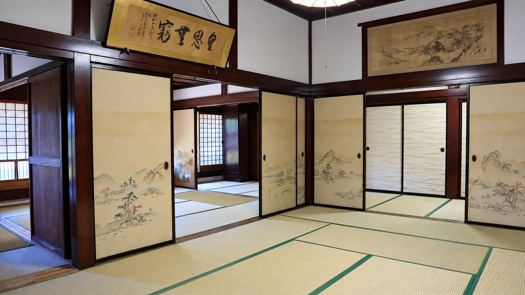 襖絵の和室