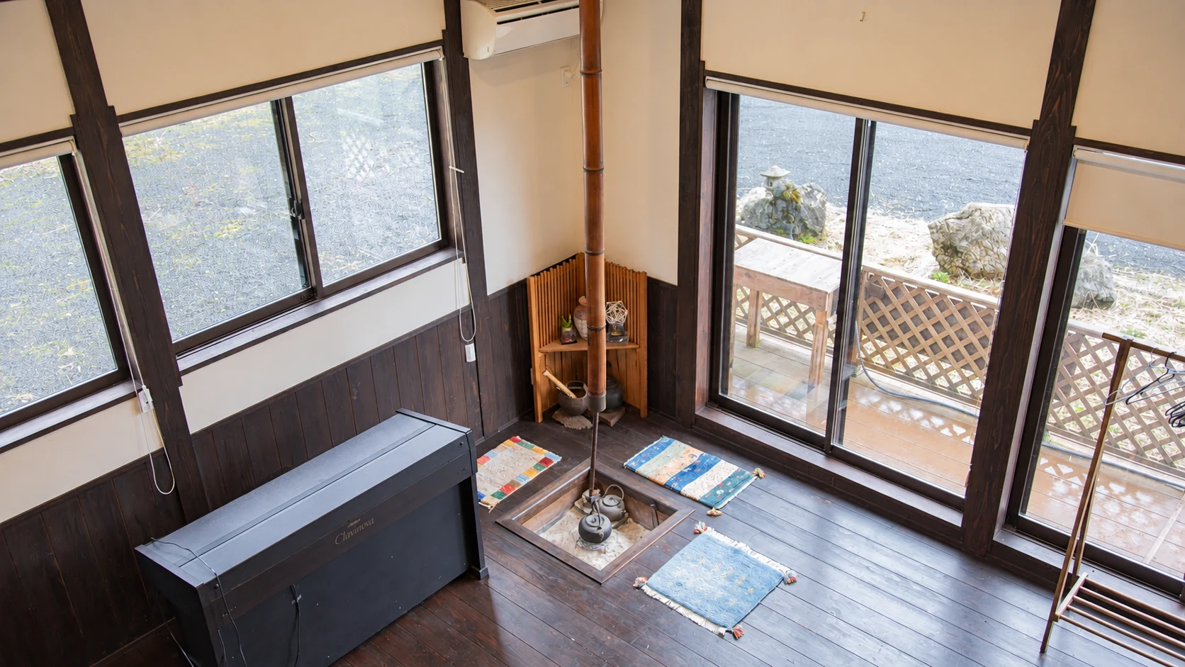 Villa みのり 囲炉裏のある板の間