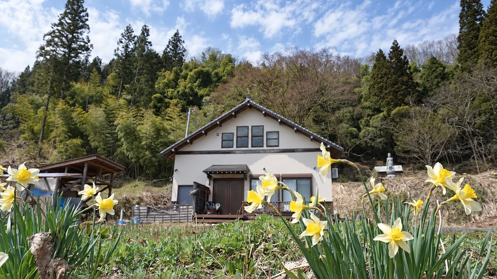 Villa みのり 春の外観